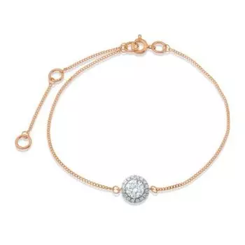 Браслет с фианитами Линии Любви