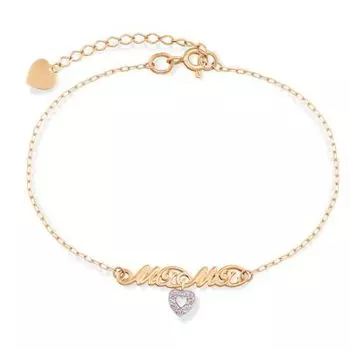 Браслет с фианитами Линии Любви