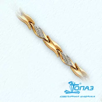 Браслет с фианитами Линии Любви