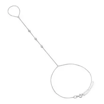 Браслет с фианитами Линии Любви