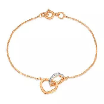 Браслет с фианитами Линии Любви