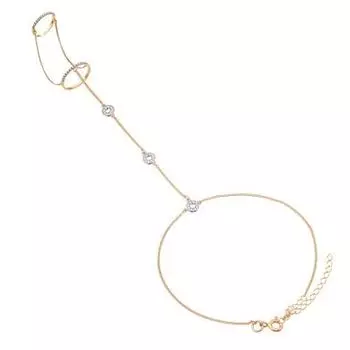 Браслет с фианитами Линии Любви