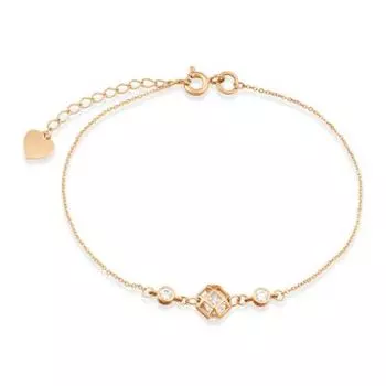 Браслет с фианитами Premium Линии Любви