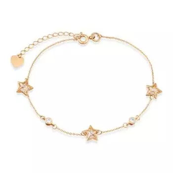 Браслет с фианитами Premium Линии Любви