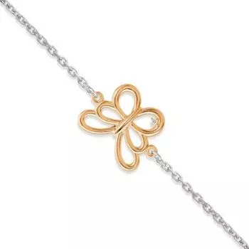 Браслет с фианитом Линии Любви