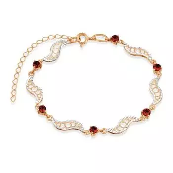Браслет с гранатами Линии Любви