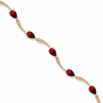 Браслет с гранатами Линии Любви