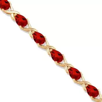 Браслет с гранатами Линии Любви