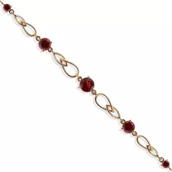 Браслет с гранатами Линии Любви