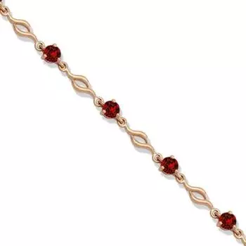 Браслет с гранатами Линии Любви