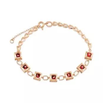 Браслет с гранатами Линии Любви