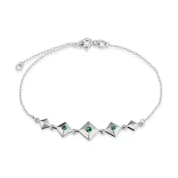 Браслет с изумрудами Линии Любви