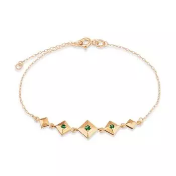 Браслет с изумрудами Линии Любви