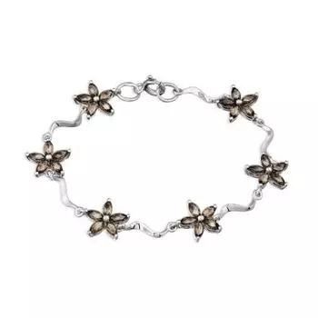 Браслет с раухтопазами Линии Любви