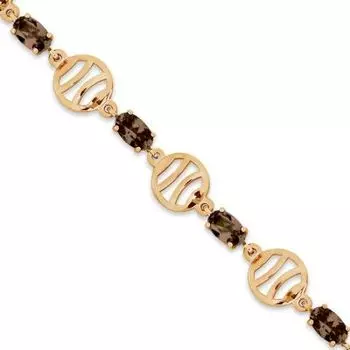 Браслет с раухтопазами Линии Любви