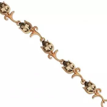 Браслет с раухтопазами Линии Любви