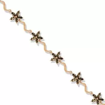 Браслет с раухтопазами Линии Любви