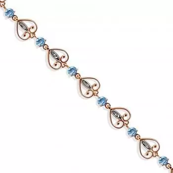 Браслет с топазами Линии Любви