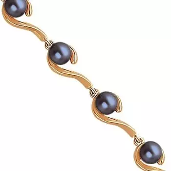 Браслет с жемчугом Линии Любви