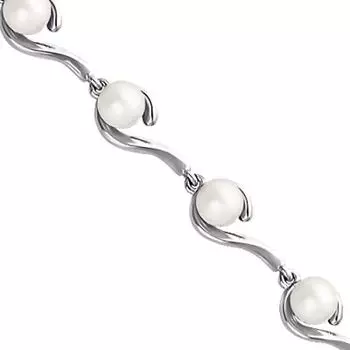 Браслет с жемчугом Линии Любви