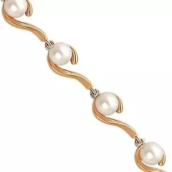 Браслет с жемчугом Линии Любви