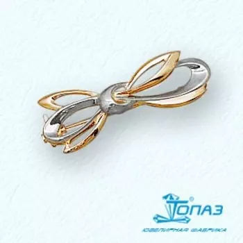 Брошь из красного золота Линии Любви
