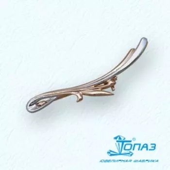 Брошь из красного золота Линии Любви