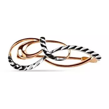 Брошь из красного золота Линии Любви