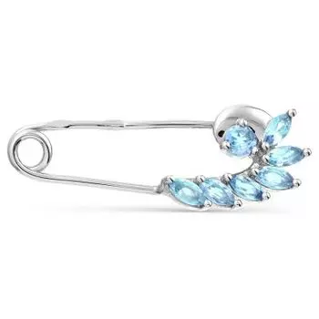 Брошь с топазами Линии Любви