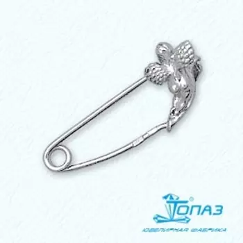 Булавка из белого золота Линии Любви