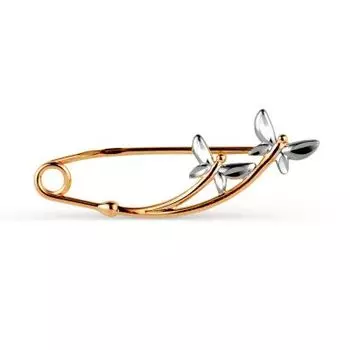 Булавка из красного золота Линии Любви