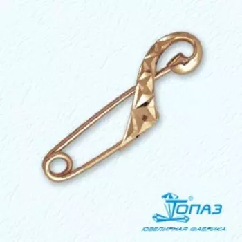 Булавка из красного золота Линии Любви