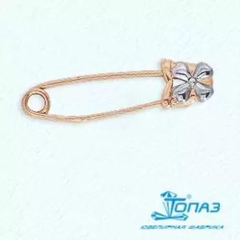 Булавка из красного золота Линии Любви