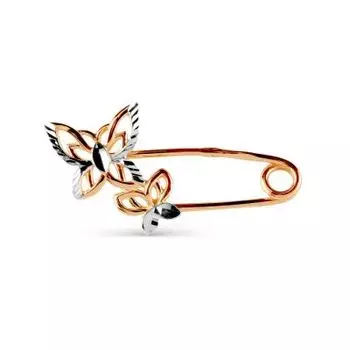 Булавка из красного золота Линии Любви
