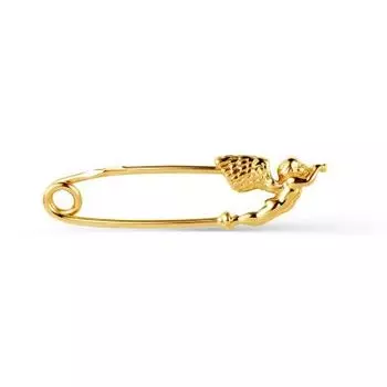 Булавка из желтого золота Линии Любви