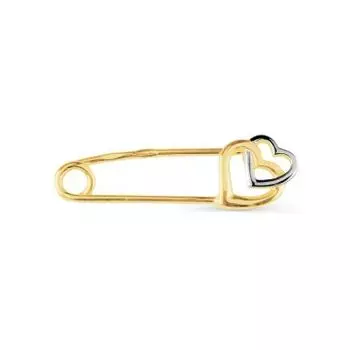 Булавка из желтого золота Линии Любви