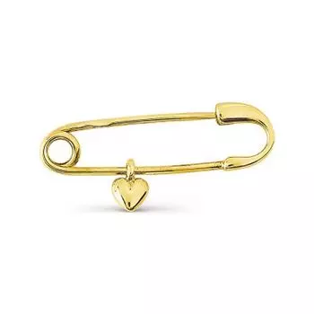 Булавка из желтого золота Линии Любви