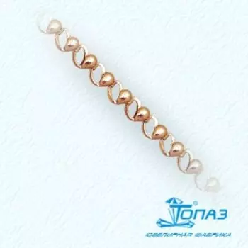 Цепочка из красного золота Линии Любви