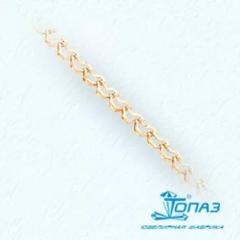 Цепочка из красного золота Линии Любви