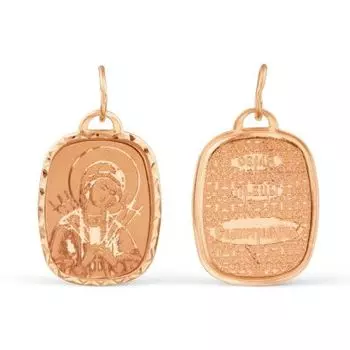 Иконка из красного золота Линии Любви