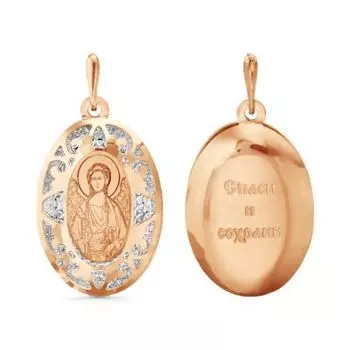 Иконка из красного золота Линии Любви