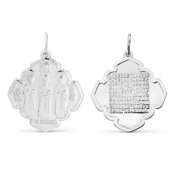 Иконка из серебра Линии Любви