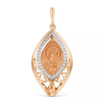 Иконка с фианитами Линии Любви