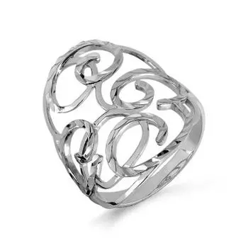 Кольцо из белого золота Линии Любви