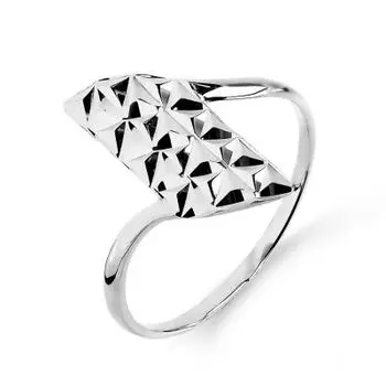 Кольцо из белого золота Линии Любви