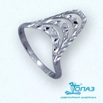 Кольцо из белого золота Линии Любви