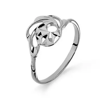 Кольцо из белого золота Линии Любви