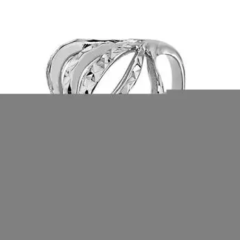 Кольцо из белого золота Линии Любви