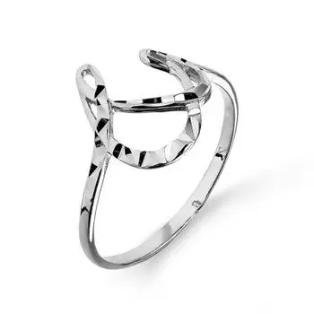 Кольцо из белого золота Линии Любви