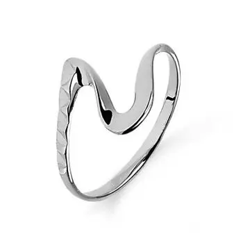 Кольцо из белого золота Линии Любви